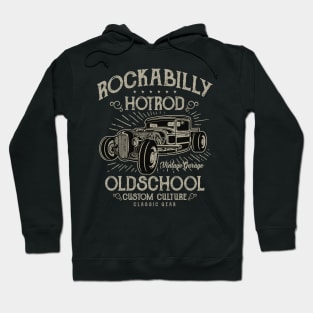 rockabilly hotrod oldschool Hoodie